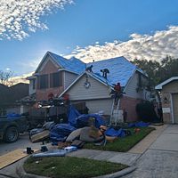 New residential roofing construction